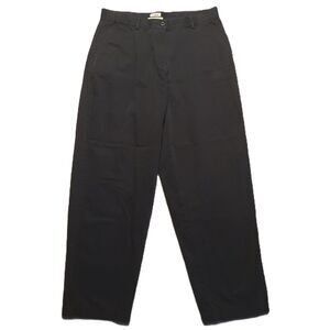 LL Bean Women's 12 (Fits 30x26) Pants Classic Fit Chino Straight Leg Black